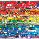 Puzzle Rainbow Toy Cars - 1000 p