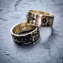 BPC Anneau laiton martelé