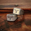 BPC Bague Long Horn Skull