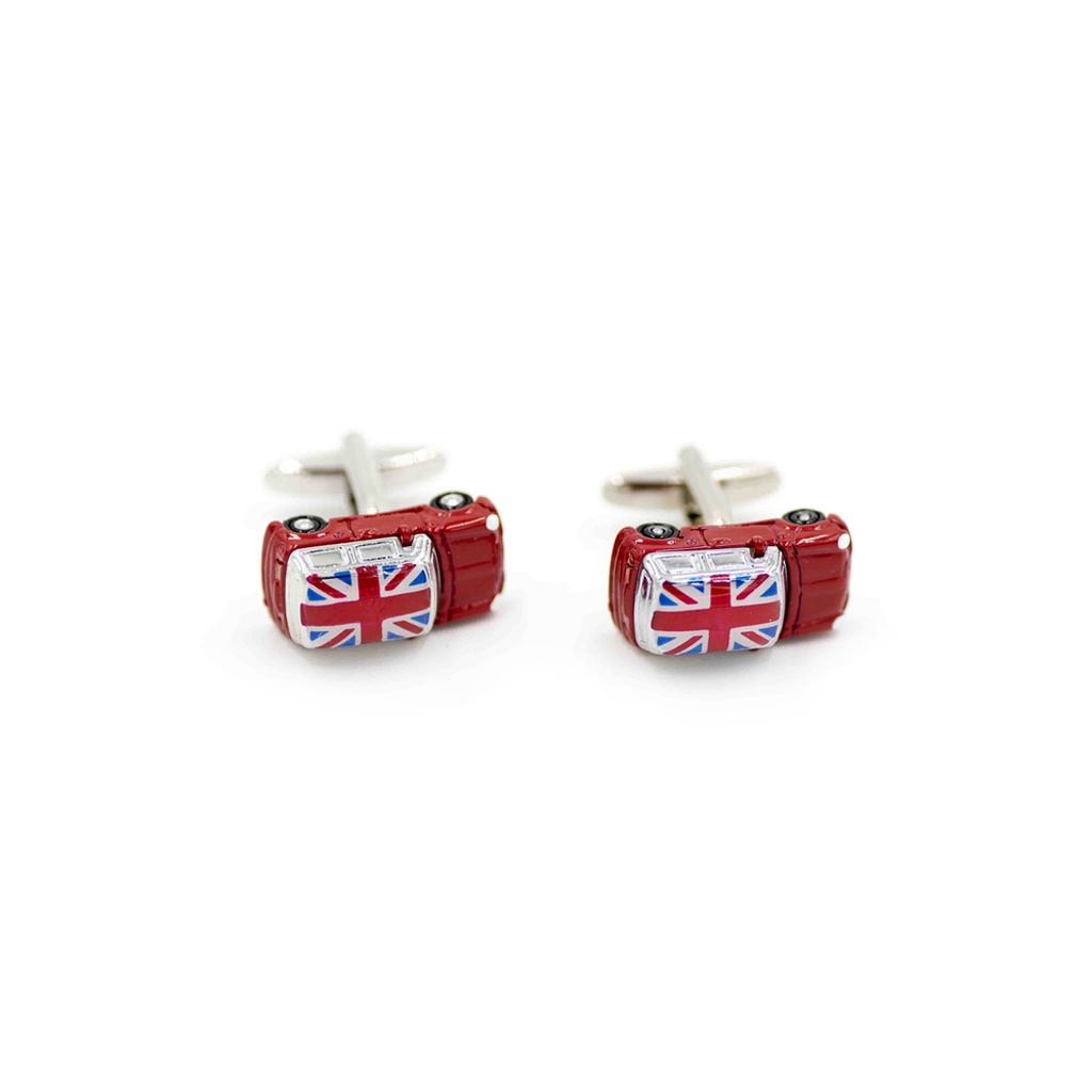 [TO.BM.ME.L102A] JAGGS Cufflinks - Red Car