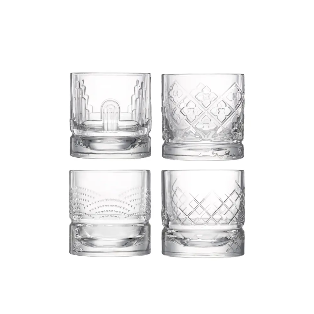 [642701] La Rochère Set de 4 verres à Whisky Dandy
