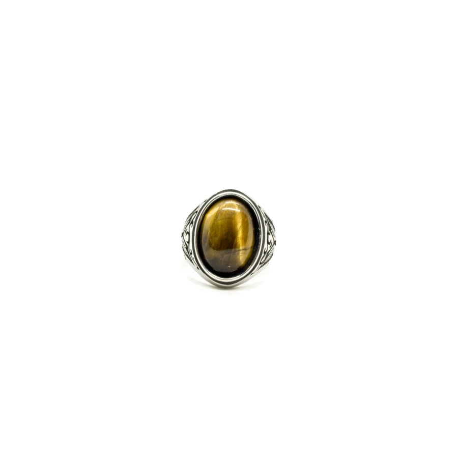 [AR-B31-07] BPC Bague Oeil de Tigre (7.0)