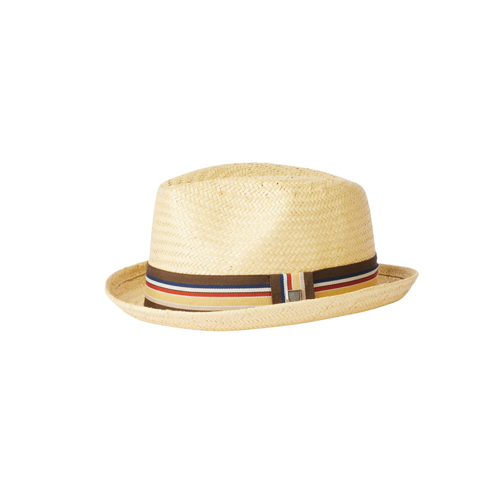 Brixton Castor Fedora - Straw (S)