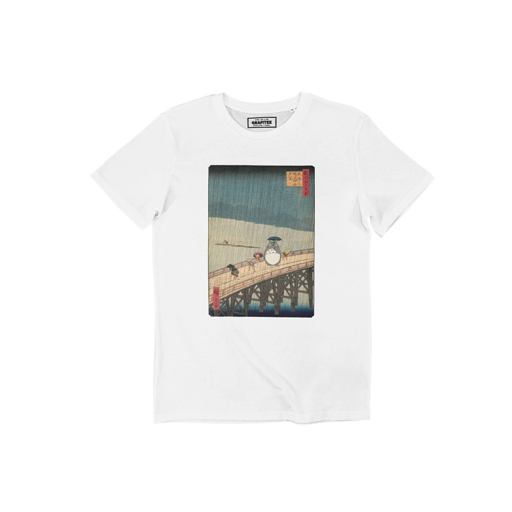 [T-01617REF6905-S] Grafitee T-Shirt Totoro Bridge (S)