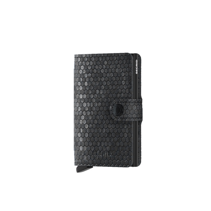 [MHe-Black] Secrid Miniwallet Hexagon (Black)