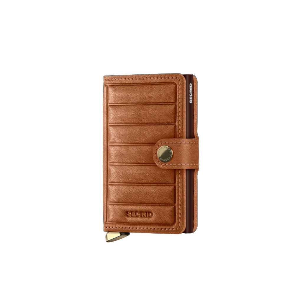 Secrid Miniwallet Premium Emboss (Cognac)