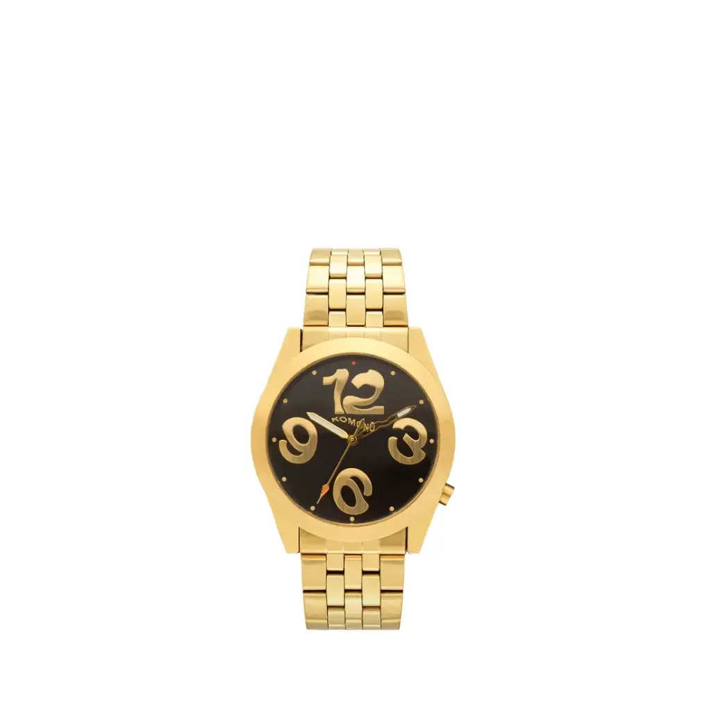 [KOM-W4350] Komono Montre Ray Liquid - Gold Black