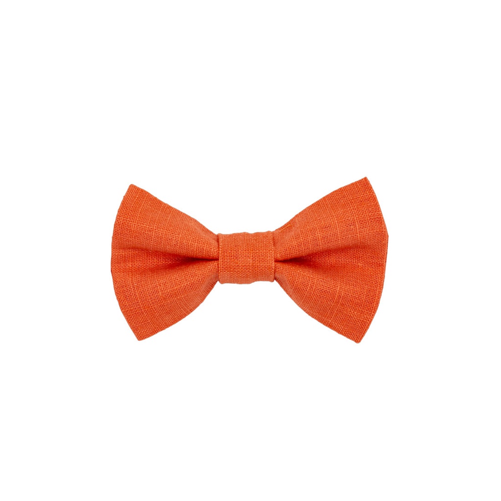[JA.NP.LN.036.B] JAGGS Noeud Papillon en Lin (Orange)