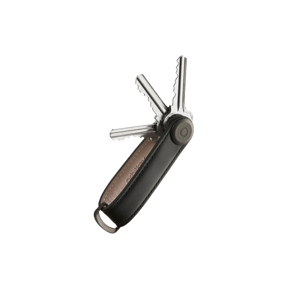 [LTHO-2-BKBKBK] Organisateur de clés Orbitkey - Cuir (Black)