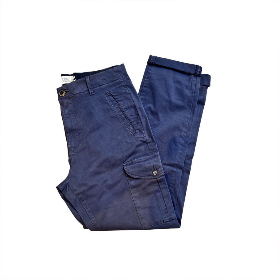 [CAR02-T5] Billybelt Pantalon Cargo - Navy (46)