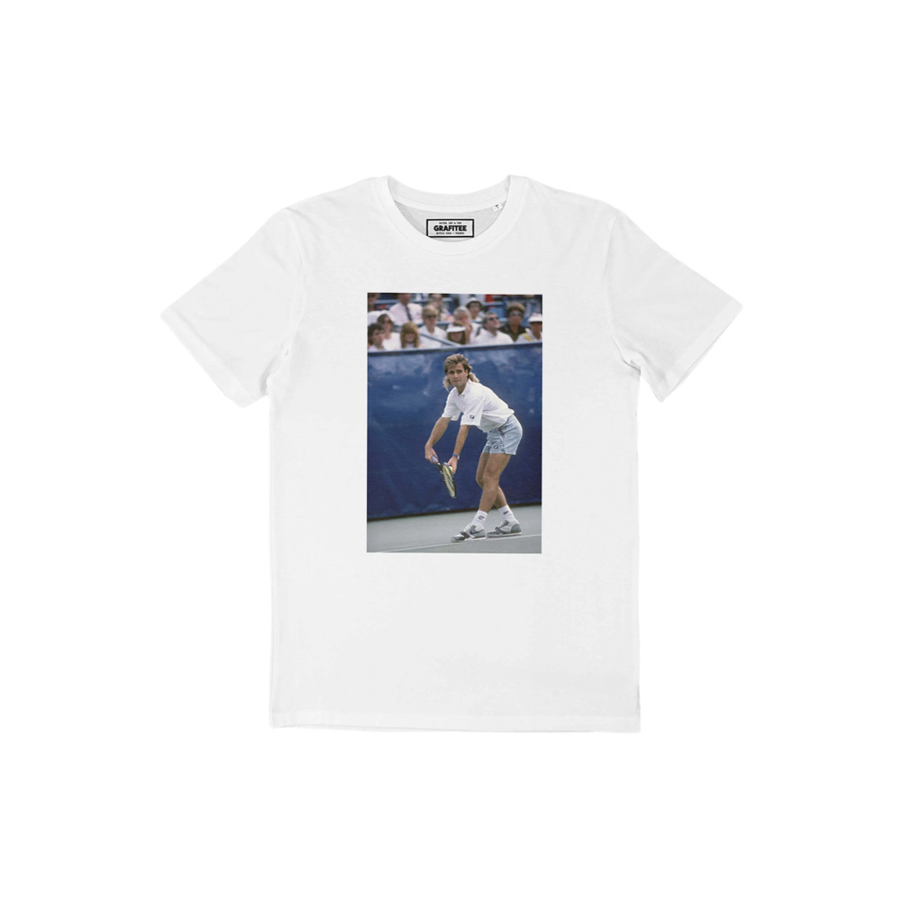 [agassi-blanc-s] Grafitee - T-Shirt Agassi (S)