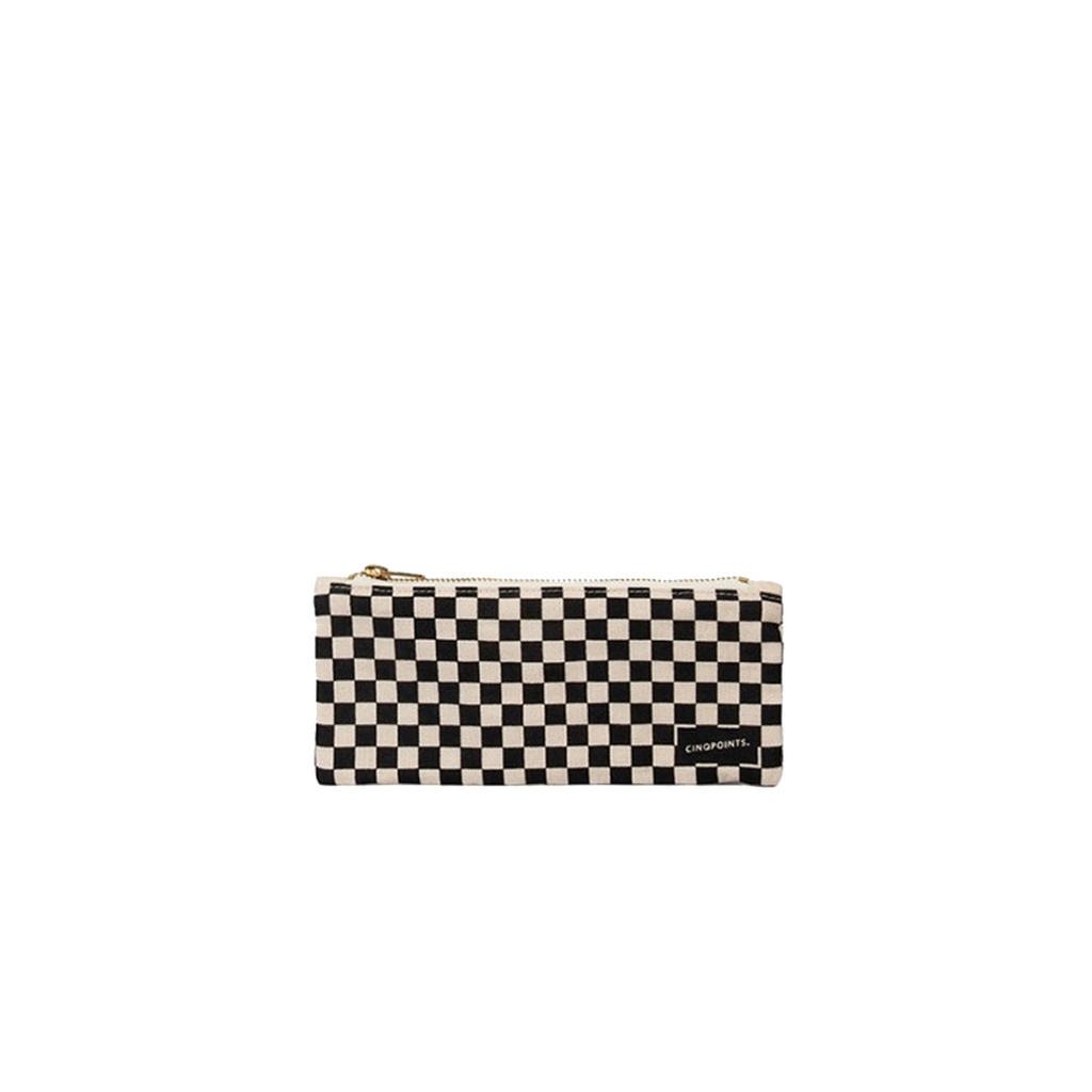 cinqpoints Checkered Pencil Case