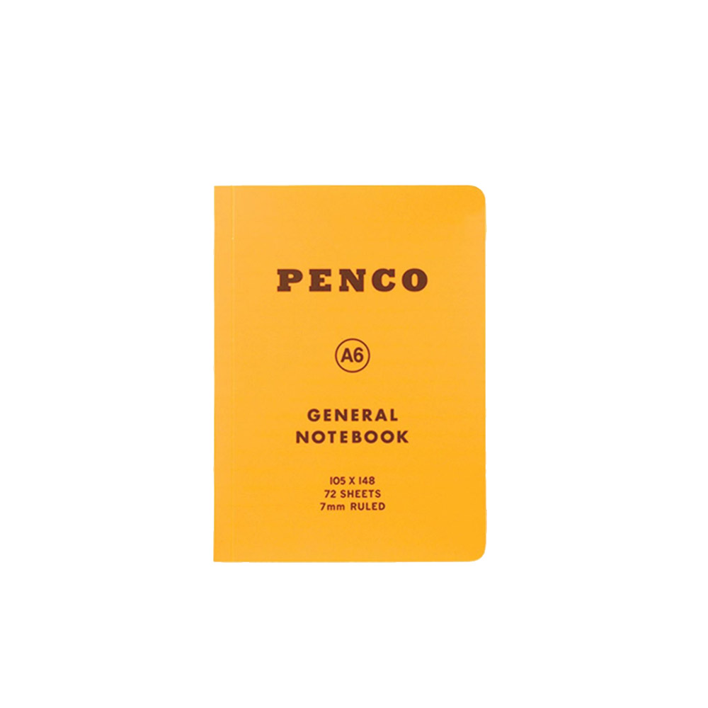 [CN178-YE] Penco Notebook A6  (Jaune)