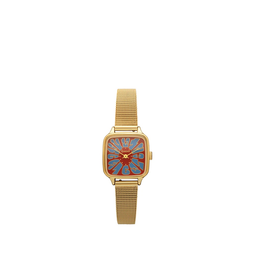 [KOM-W4211] Komono Montre Kate Royale Flower - Maroon