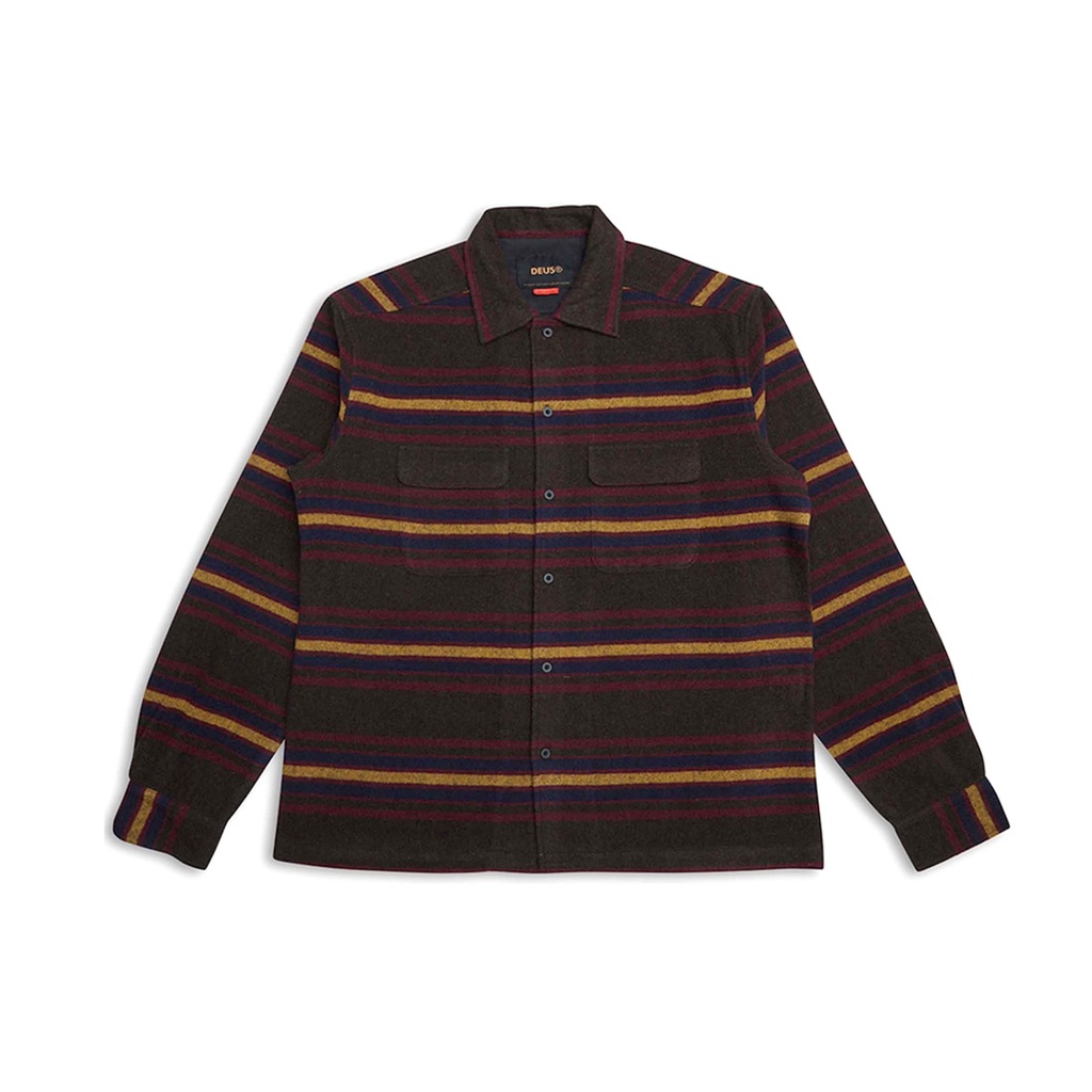 [DMF245550-S] Deus Shirt Moto Stripe (S)