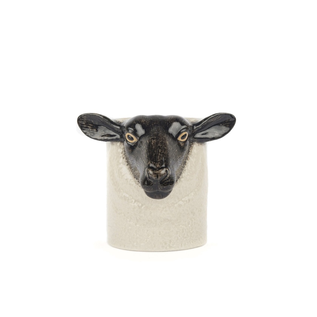 Quail Pencil Pot Suffolk Sheep