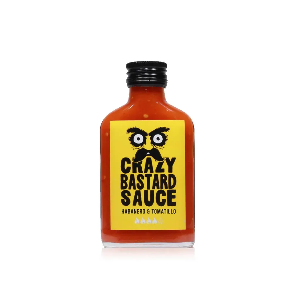 [Y100] Crazy Bastard Hot Sauce - Habanero & Tomatillo