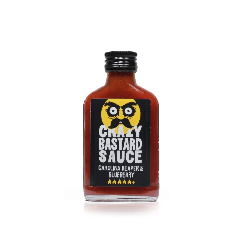 [K100] Crazy Bastard Hot sauce - Carolina Reaper & Blueberry