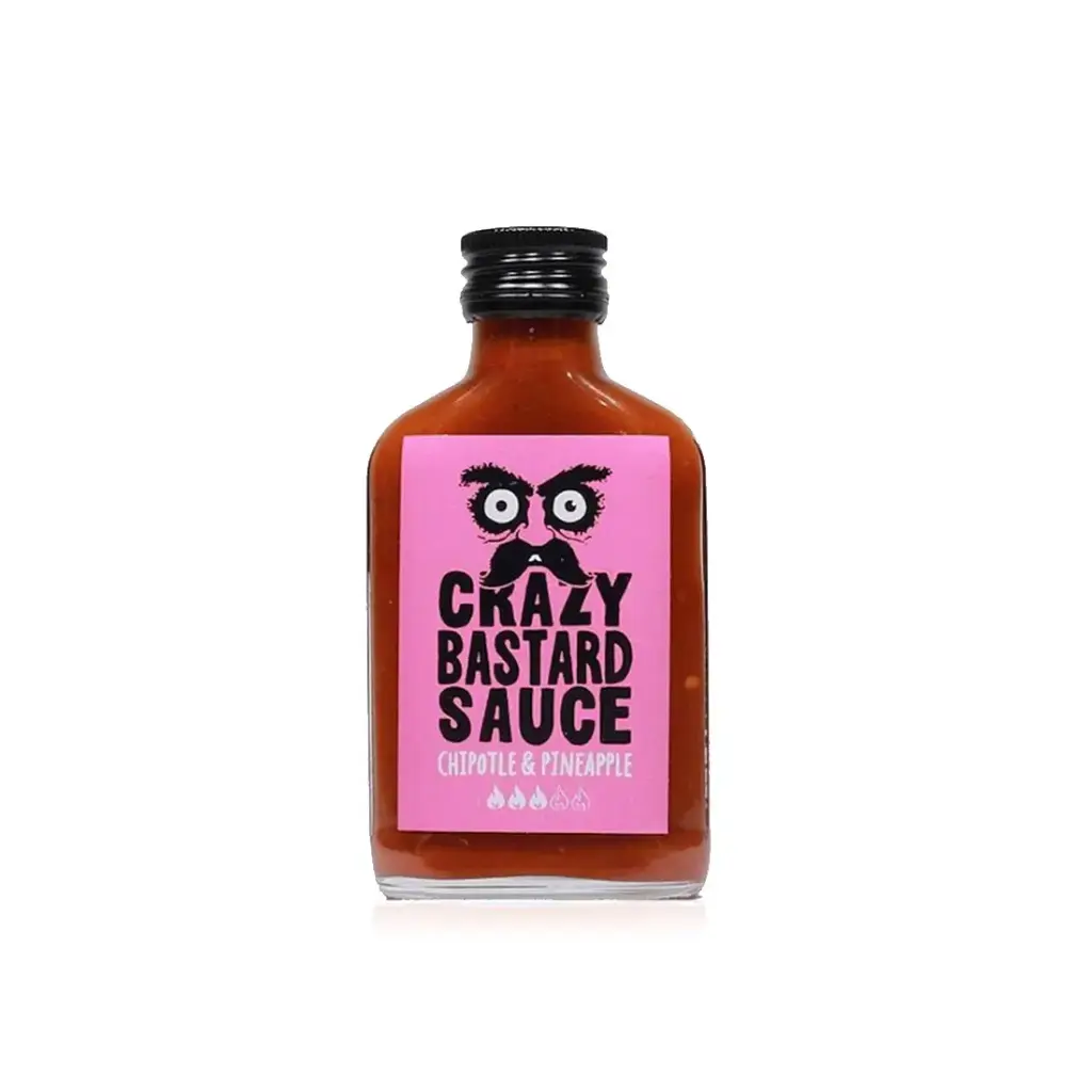 [P100] Crazy Bastard Hot sauce - Chipotle Pineapple