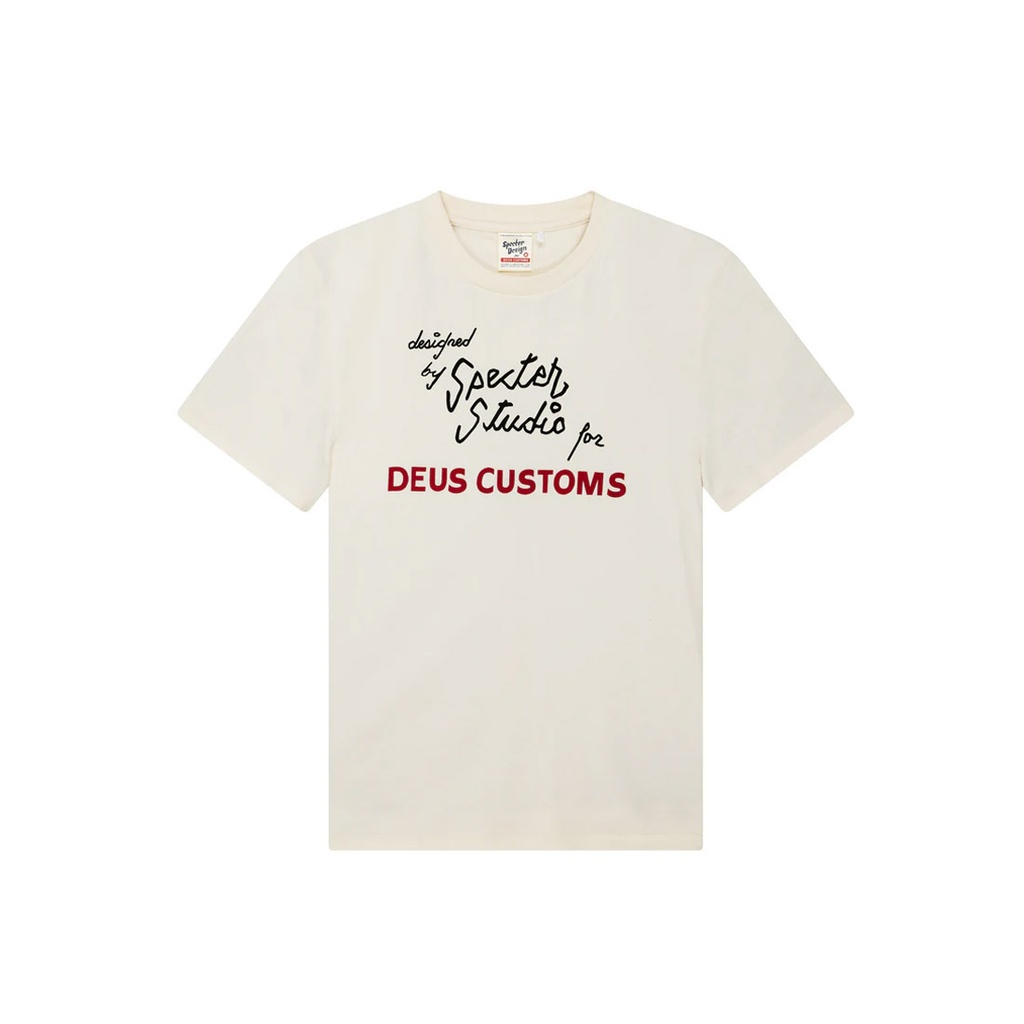 [DMF241540A-PRW-S] DEUS T-Shirt Specter Rare Birds (S)