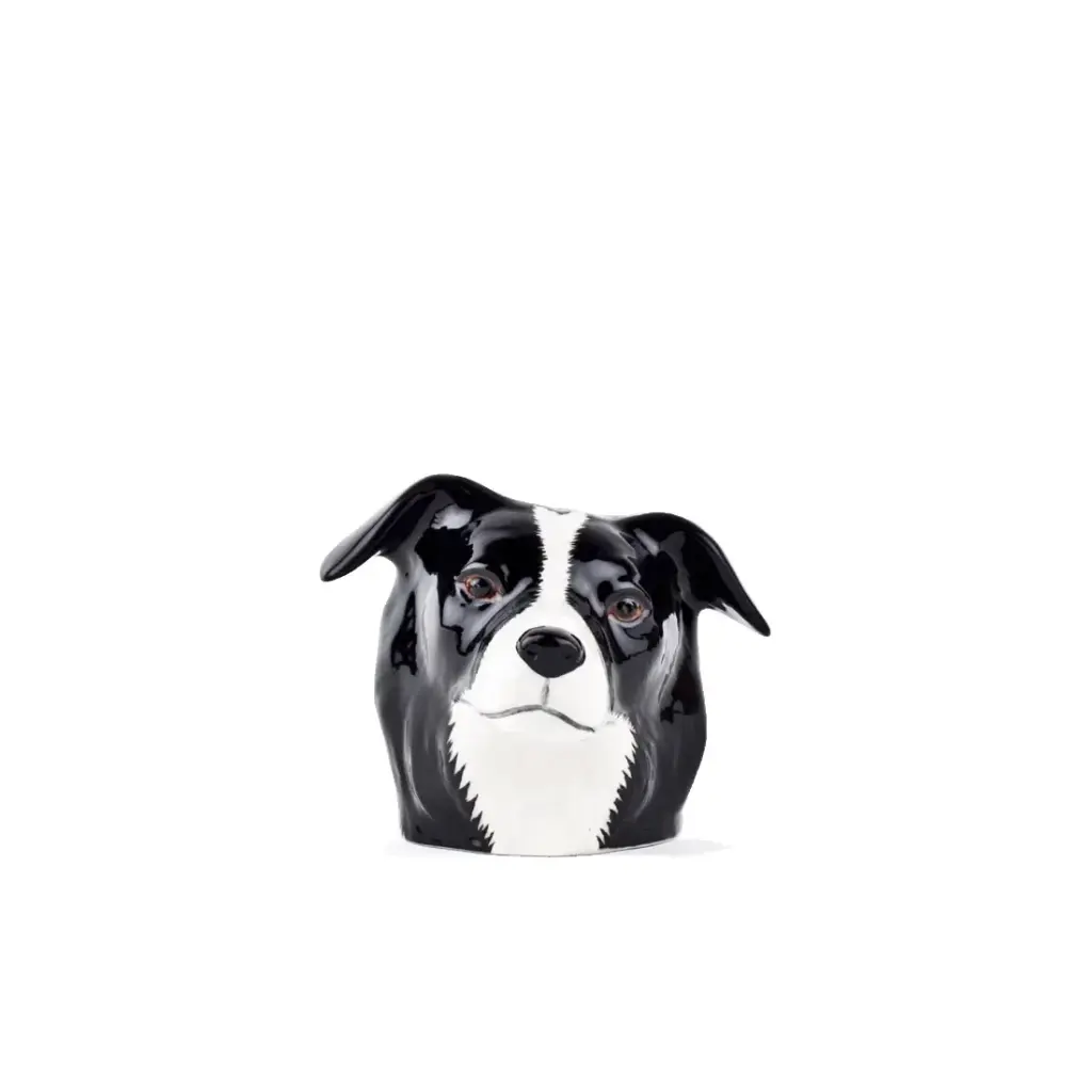 [Q1601] Coquetier Border Collie – Quail Ceramics 