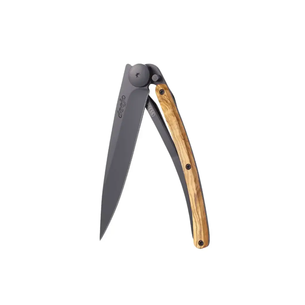 [1GB000001] Couteau Deejo Black (Olivier)