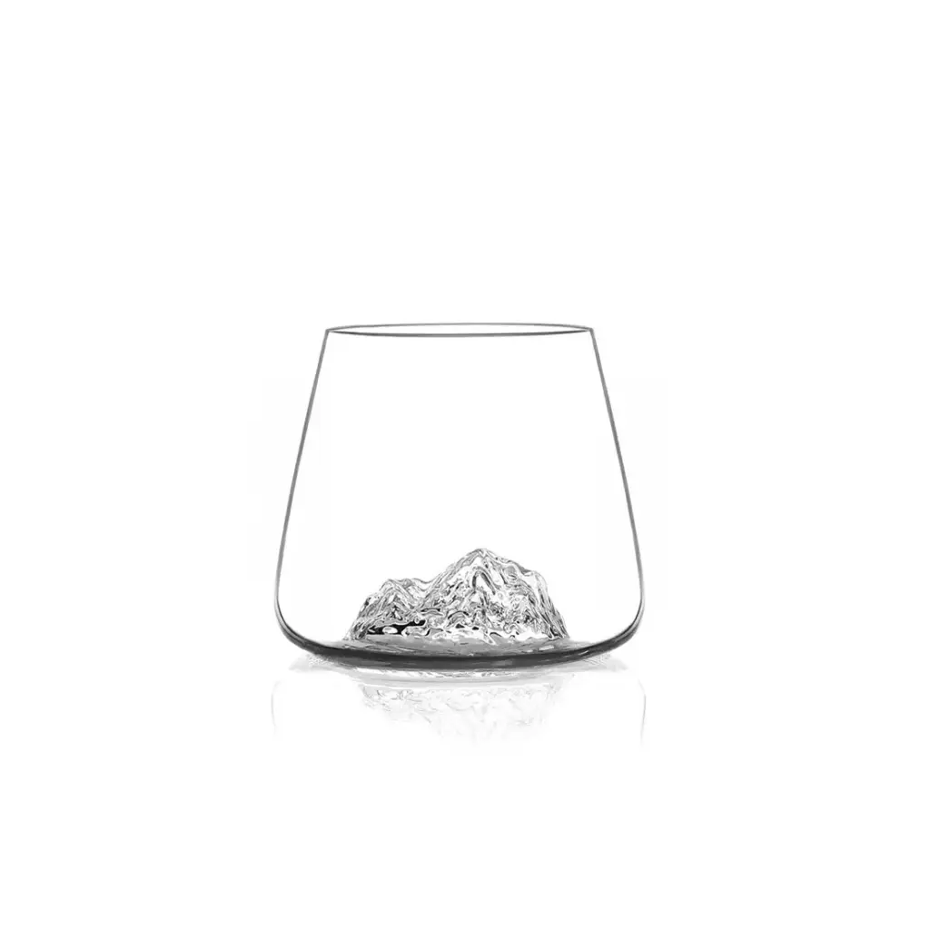 Set 2 Verres Topographic - Everest-Mt Blanc