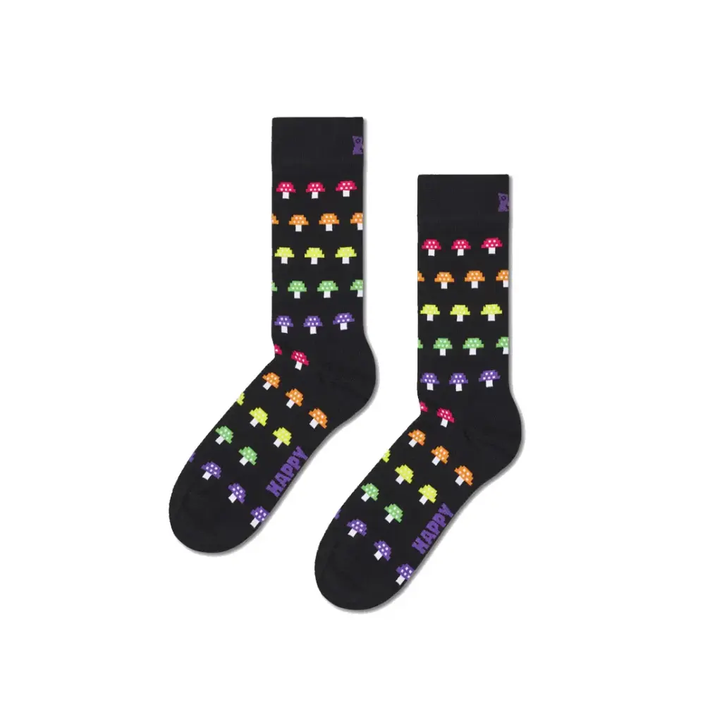 [P003166] Chaussettes Happy Socks Mushroom Stripe