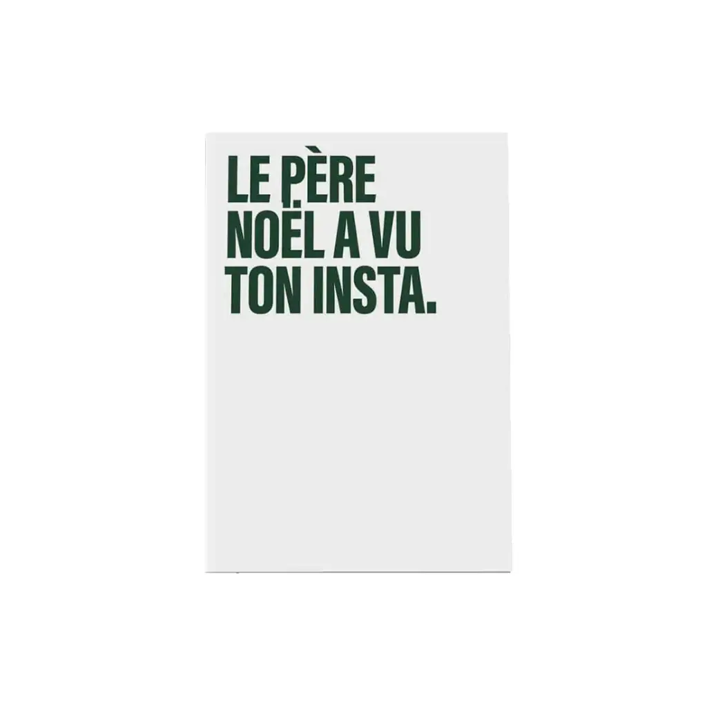[noel-insta] Carte postale Bulma - Père Noël