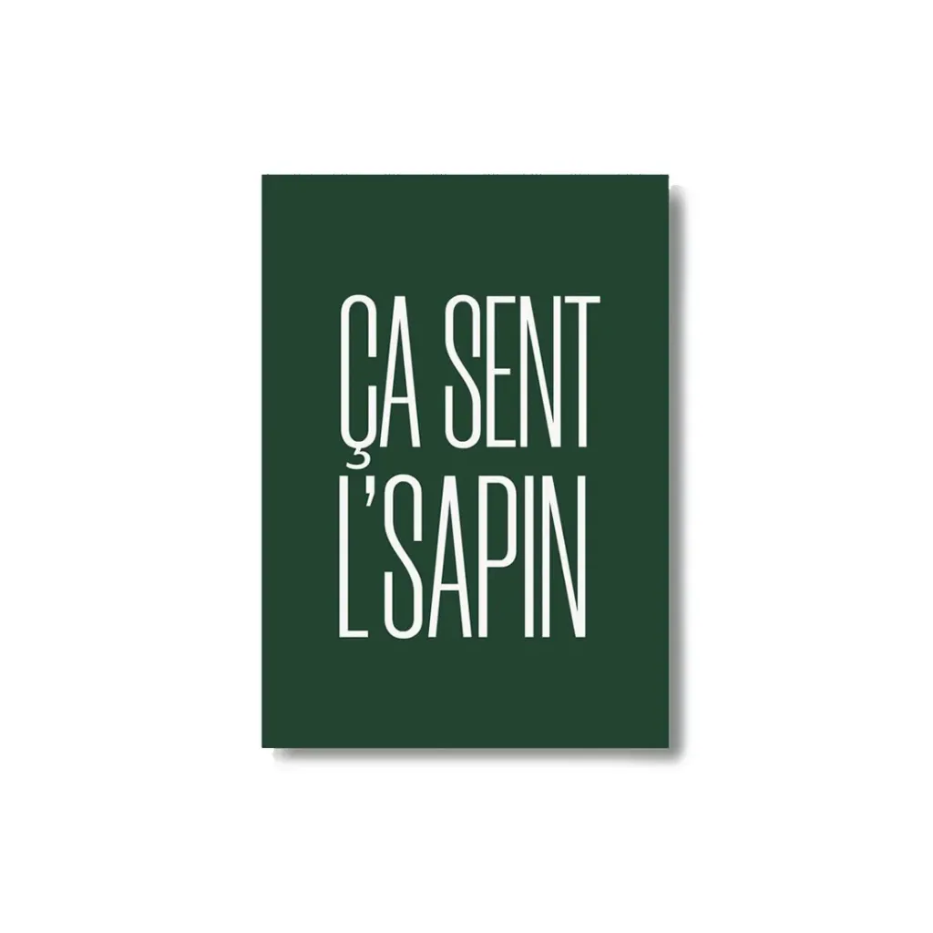Carte postale Bulma - ça sent l'sapin