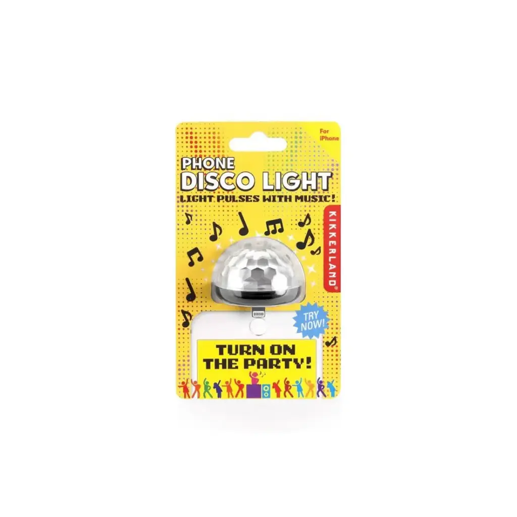 [US173-BK] Iphone Disco Light Kikkerland