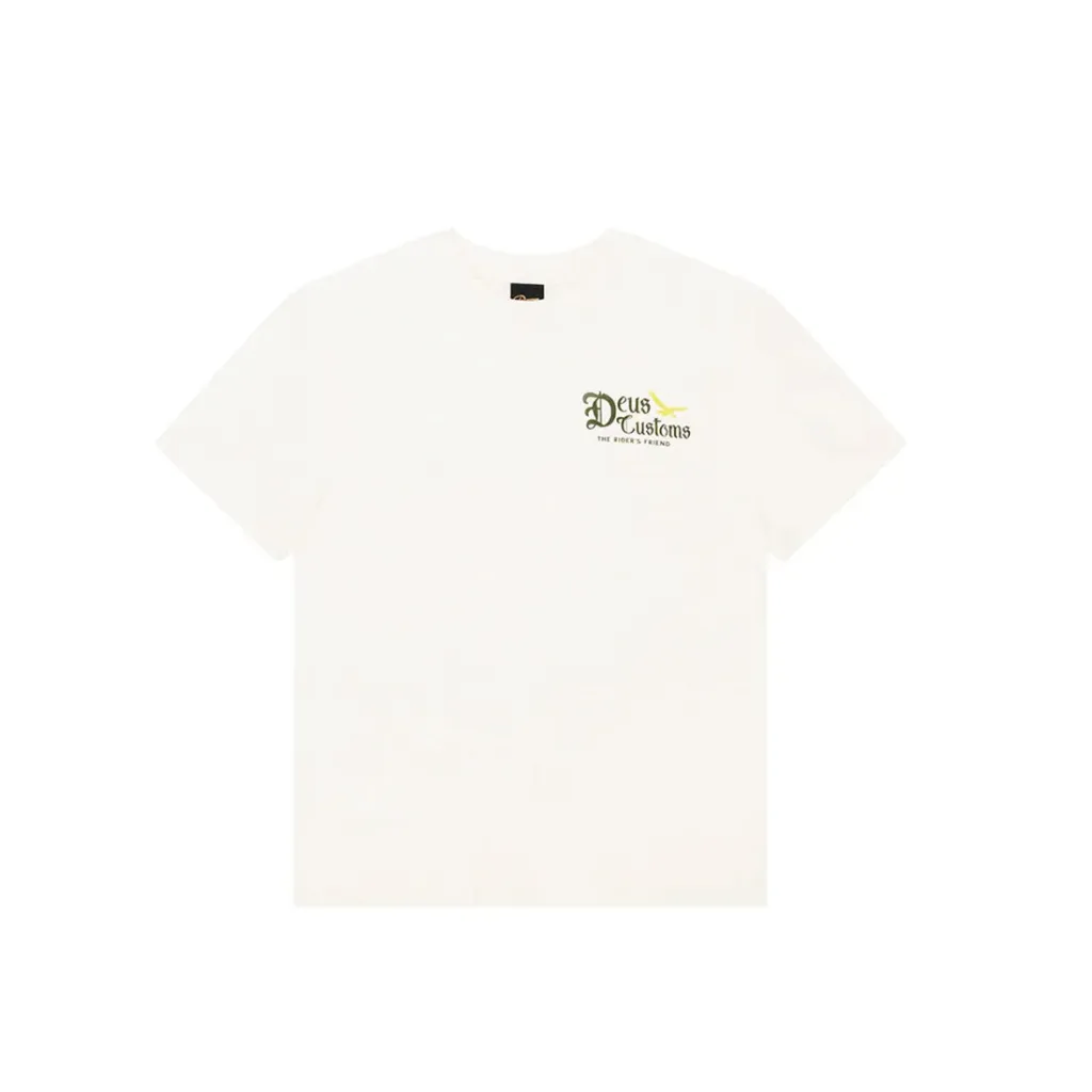 [D261MTS323-S] T-Shirt DEUS Beep-Beep Tee - Dirty White (S)