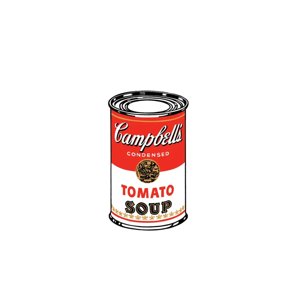 Apply Sticker Campbel Soup - Andy Warhol