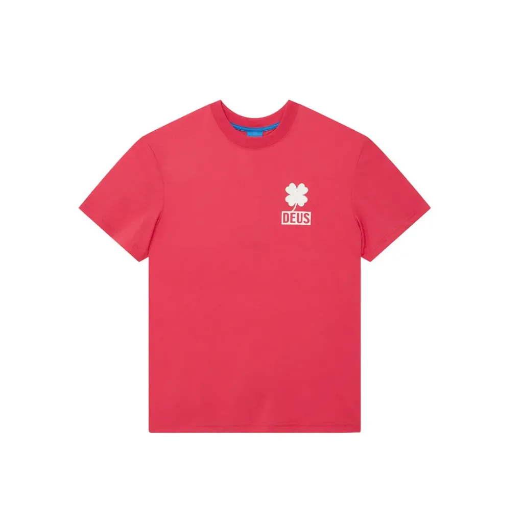 Deus Quad Tee - Melon Red