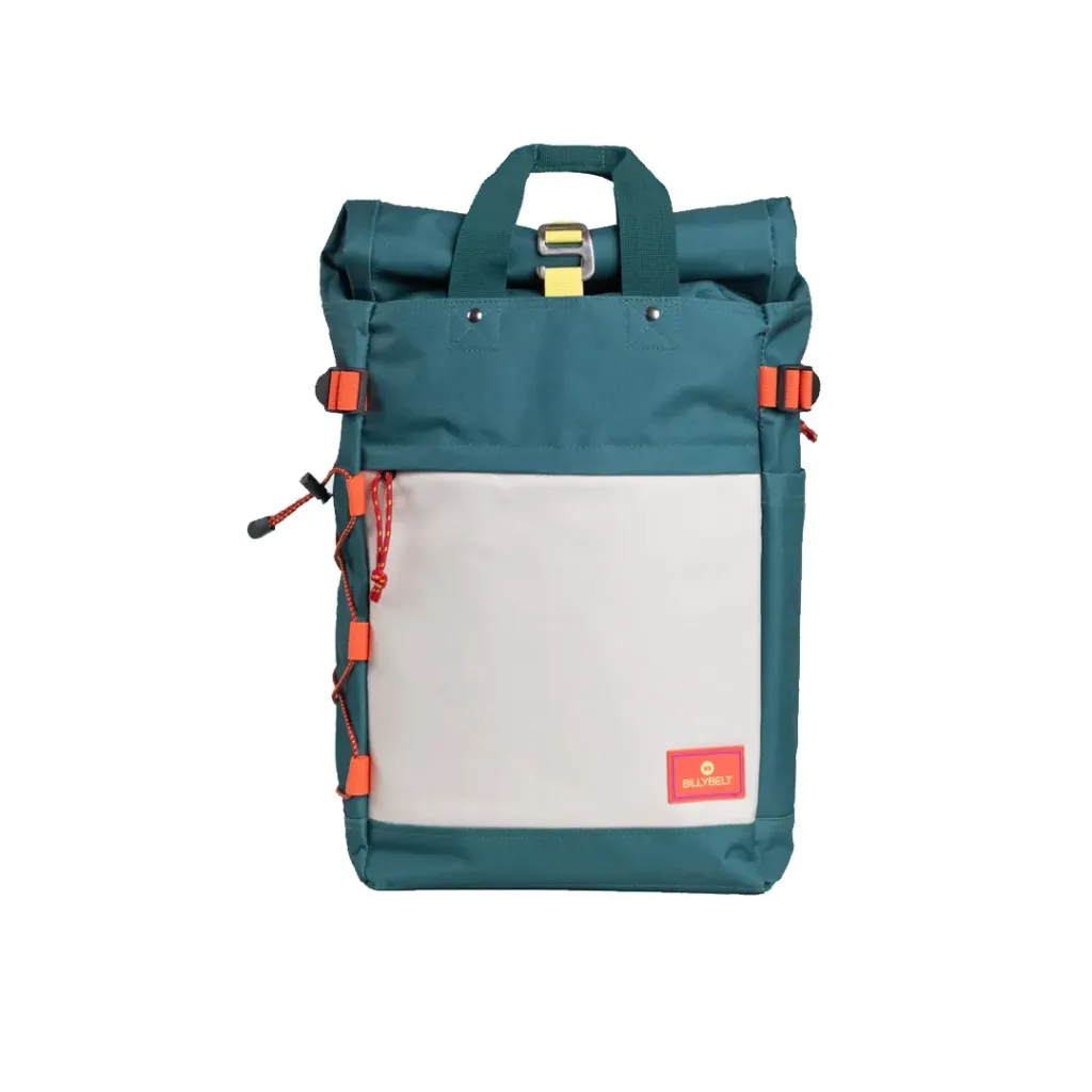Sac à dos Billybelt Rolltop - Vert-Ecru