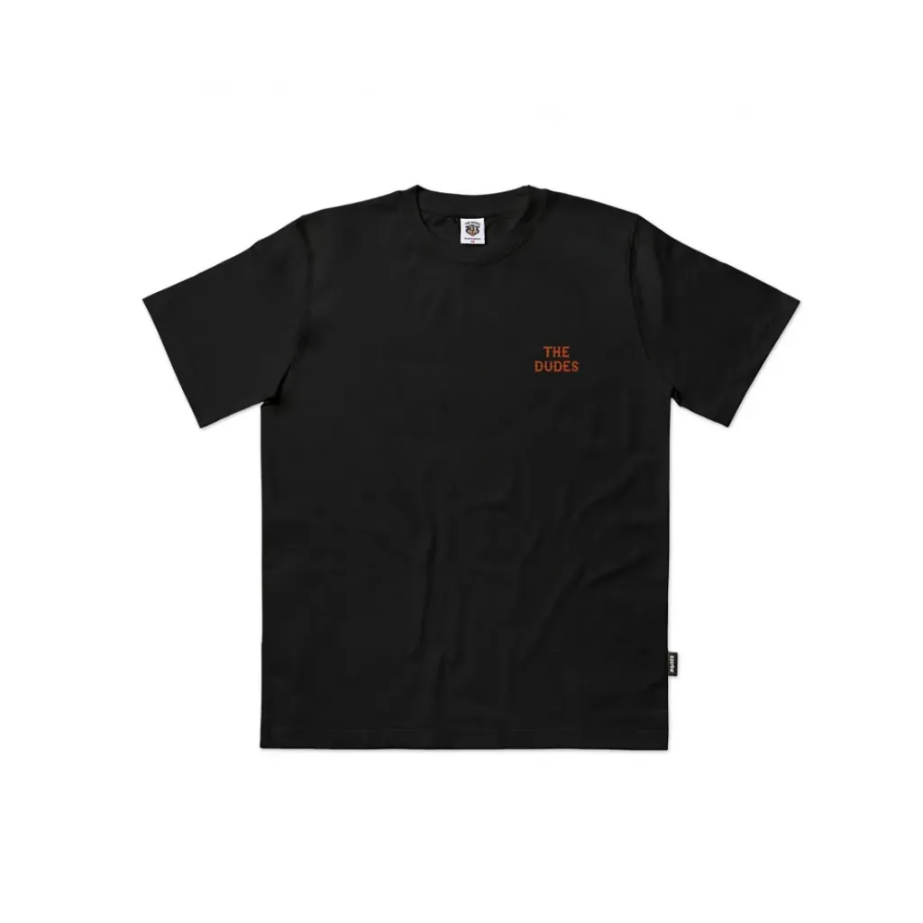 [10079602-002] The Dudes T-Shirt Bacon & Cheese - Black (S)