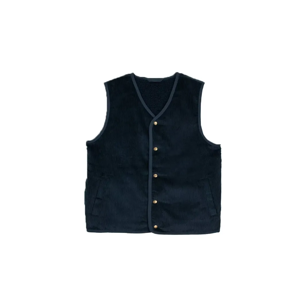 [F26JA0101-NAV02-S] Veste polar sans manche FAGUO Esterel - bleu (S)