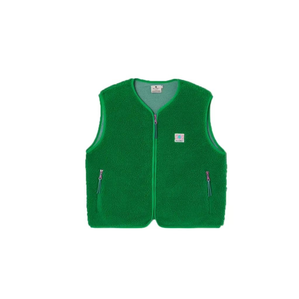 Veste sherpa sans manches Billybelt - Vert