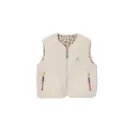 Veste sherpa sans manches Billybelt - Ivoire