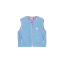 Veste sherpa sans manches Billybelt - Bleu ciel