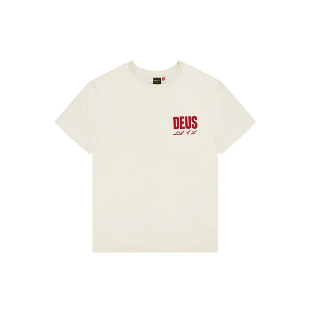T-Shirt Deus Cutaway - Vintage White