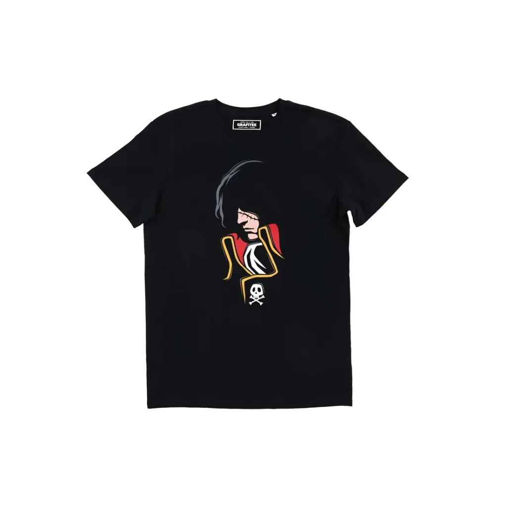 T-shirt Grafitee Albator - noir