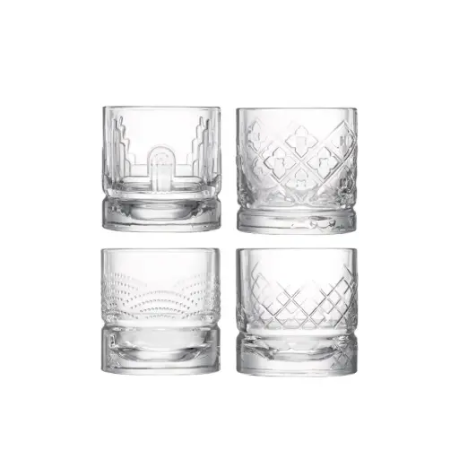 [642701] La Rochère Set de 4 verres à Whisky Dandy