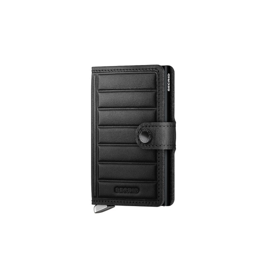 Secrid Premium Miniwallet Emboss Lines - Black