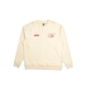 DEUS Sweat Caution Crew - Dirty White