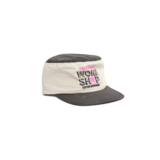 [DMS237184-DWH] DEUS Cap Workshop Pillbox - Dirty White