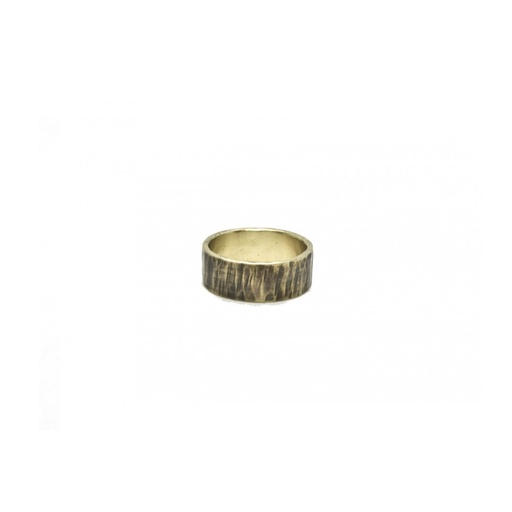 BPC Hammered brass ring
