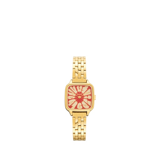 [KOM-W4215] Komono Kate Estate Flower - Gold Bordeaux