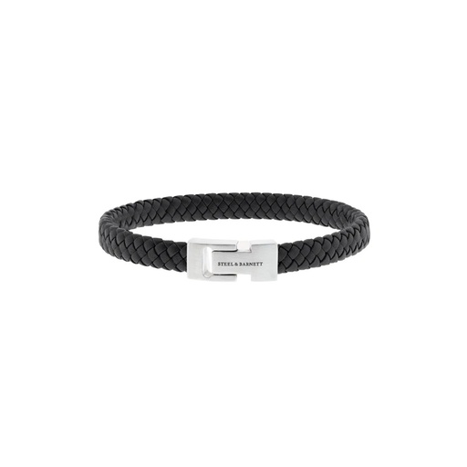 Bracelet en cuir Steel & Barnett Archie - Black