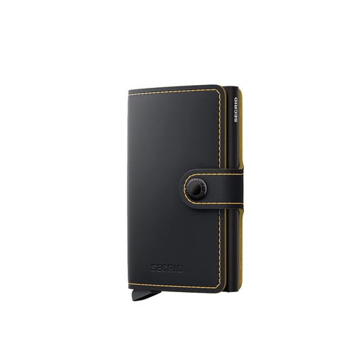 [MM-Black & Ochre] Secrid Miniwallet Black-Ochre